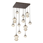 Hammerton Studio - Mesa Square 12 Light Multi-Light Pendant - CHB0089-12-FB-A-C01-L1 - Canada Light Shop