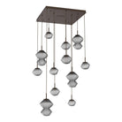Hammerton Studio - Mesa Square 12 Light Multi-Light Pendant - CHB0089-12-FB-S-C01-L3 - Canada Light Shop