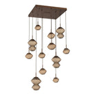 Hammerton Studio - Mesa Square 12 Light Multi-Light Pendant - CHB0089-12-RB-B-C01-L3 - Canada Light Shop
