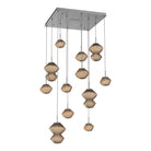 Hammerton Studio - Mesa Square 12 Light Multi-Light Pendant - CHB0089-12-SN-B-C01-L3 - Canada Light Shop