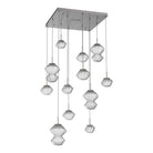 Hammerton Studio - Mesa Square 12 Light Multi-Light Pendant - CHB0089-12-SN-C-C01-L3 - Canada Light Shop