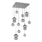 Hammerton Studio - Mesa Square 12 Light Multi-Light Pendant - CHB0089-12-SN-S-C01-L3 - Canada Light Shop