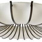 Arteriors - DFC11 - Ten Light Flush Mount - Chambers - Ivory/English Bronze