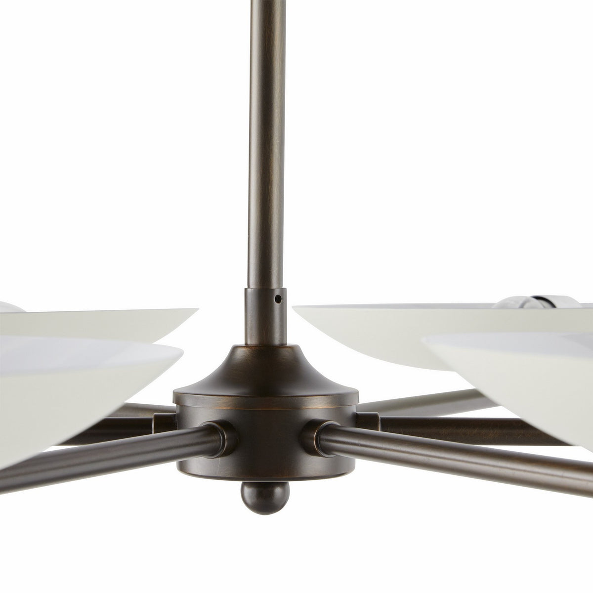 Arteriors DLC27 Griffith Six Chandelier in Bone / English Bronze