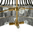 Arteriors DLS11 Hannie Chandelier in Gray Wash / Antique Brass