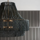 Arteriors DLS11 Hannie Chandelier in Gray Wash / Antique Brass