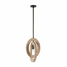 Arteriors - DPC15 - One Light Pendant - Collins - Faux Travertine/English Bronze