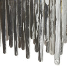 Arteriors DRC11 Leighton Chandelier in Smoke Luster / Antique Brass