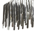 Arteriors DRC11 Leighton Chandelier in Smoke Luster / Antique Brass