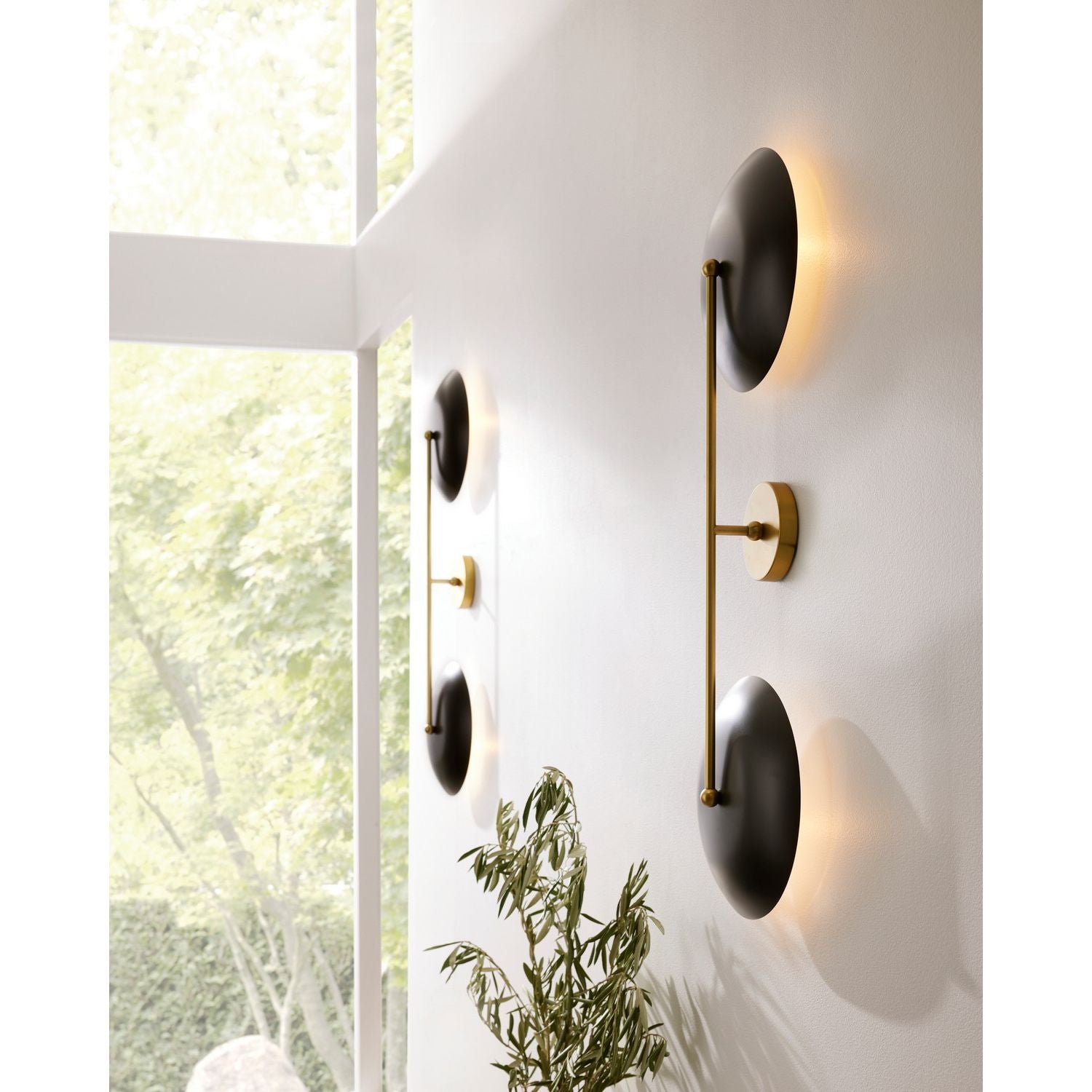 Arteriors - DWC31 - Two Light Wall Sconce - Griffith - Antique Brass/Bronze