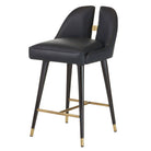 Arteriors - FSI11 - Counter Stool - Crowley - Black/Ebony/Antique Brass