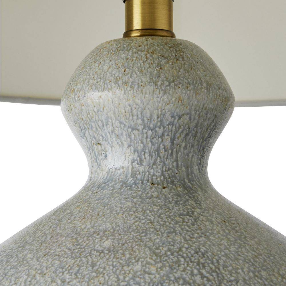 Arteriors - PTC32-591 - One Light Table Lamp - Clementine - Icy Morn/Antique Brass/Off-White/Off-White