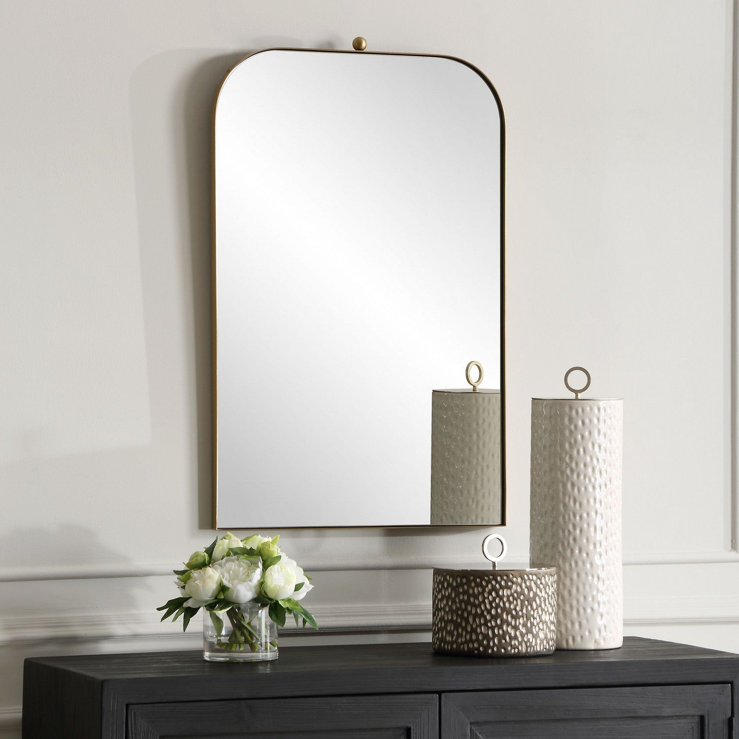 Uttermost - 08185 - Mirror - Cassidy - Brass Plated