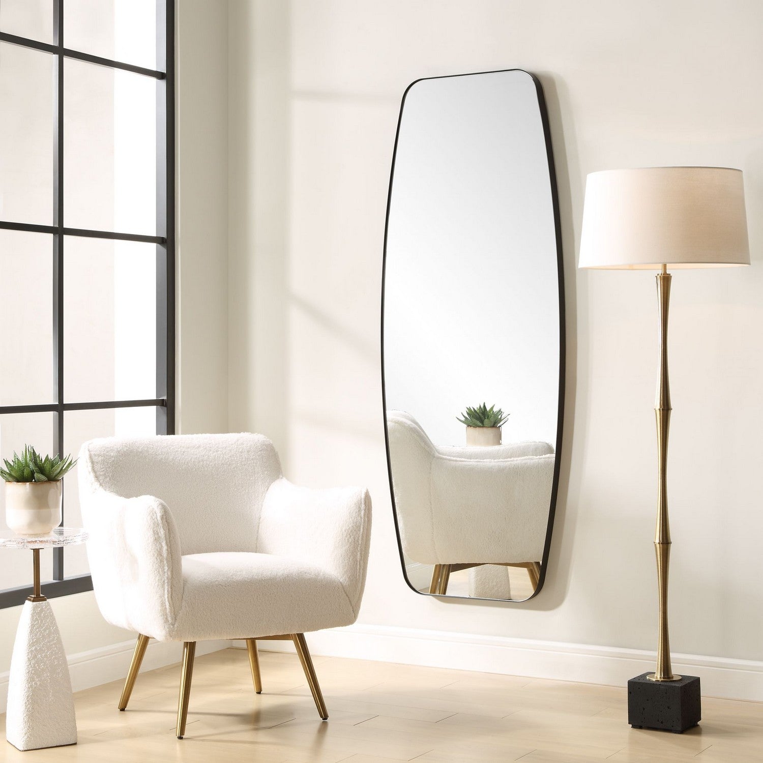 Uttermost - 09977 - Mirror - Caspian - Satin Black