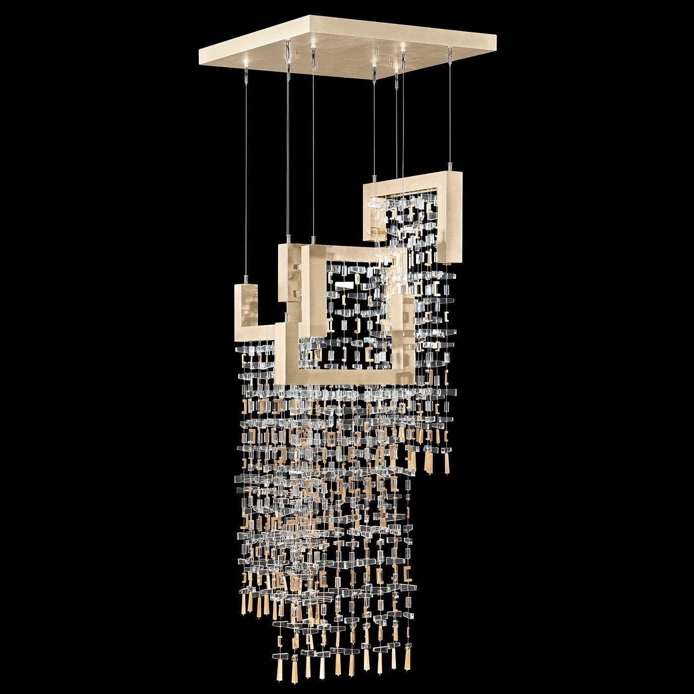 Fine Art Handcrafted Lighting - Capri LED Square Pendant - 950740-1 - Canada Light Shop