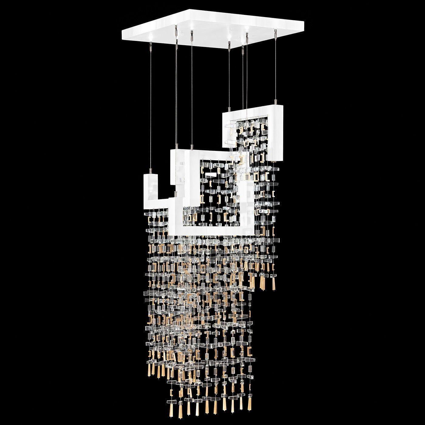 Fine Art Handcrafted Lighting - Capri LED Square Pendant - 950740-2 - Canada Light Shop