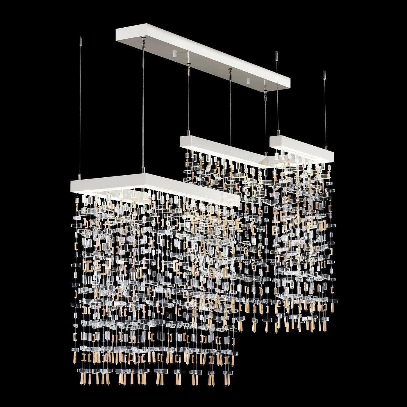 Fine Art Handcrafted Lighting - Capri LED Rectangular Pendant - 950840-2 - Canada Light Shop