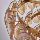 Kalco - 524655PWB - Eight Light Pendant - Uroko - Polished Winter Brass