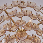 Kalco - 524655PWB - Eight Light Pendant - Uroko - Polished Winter Brass