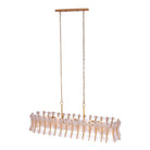 Kalco - 523661OL - 12 Light Island Pendant - Gossamer - Oxidized Gold Leaf