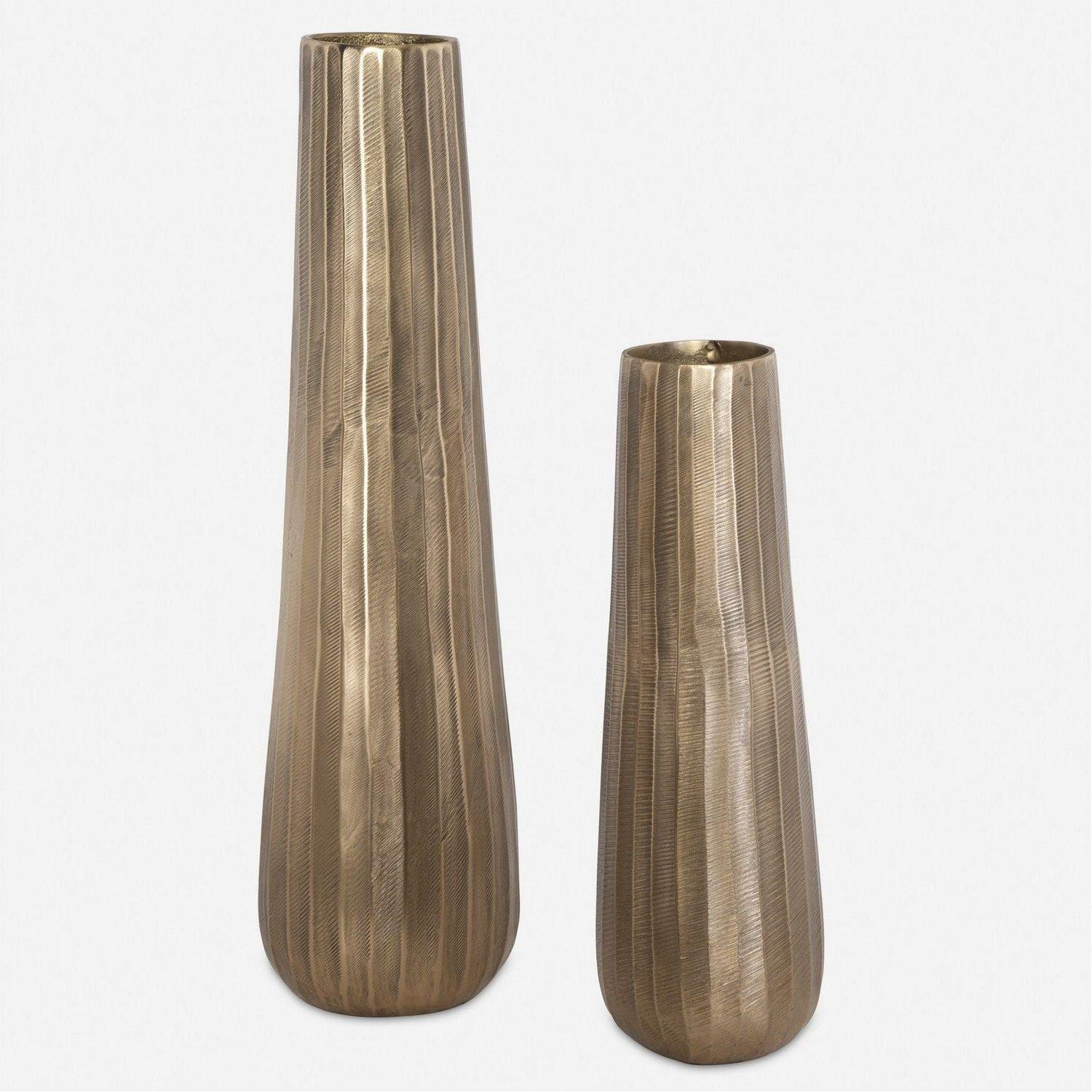 The Uttermost - Vertiforge Vases Set of 2 - 18171 - Canada Light Shop