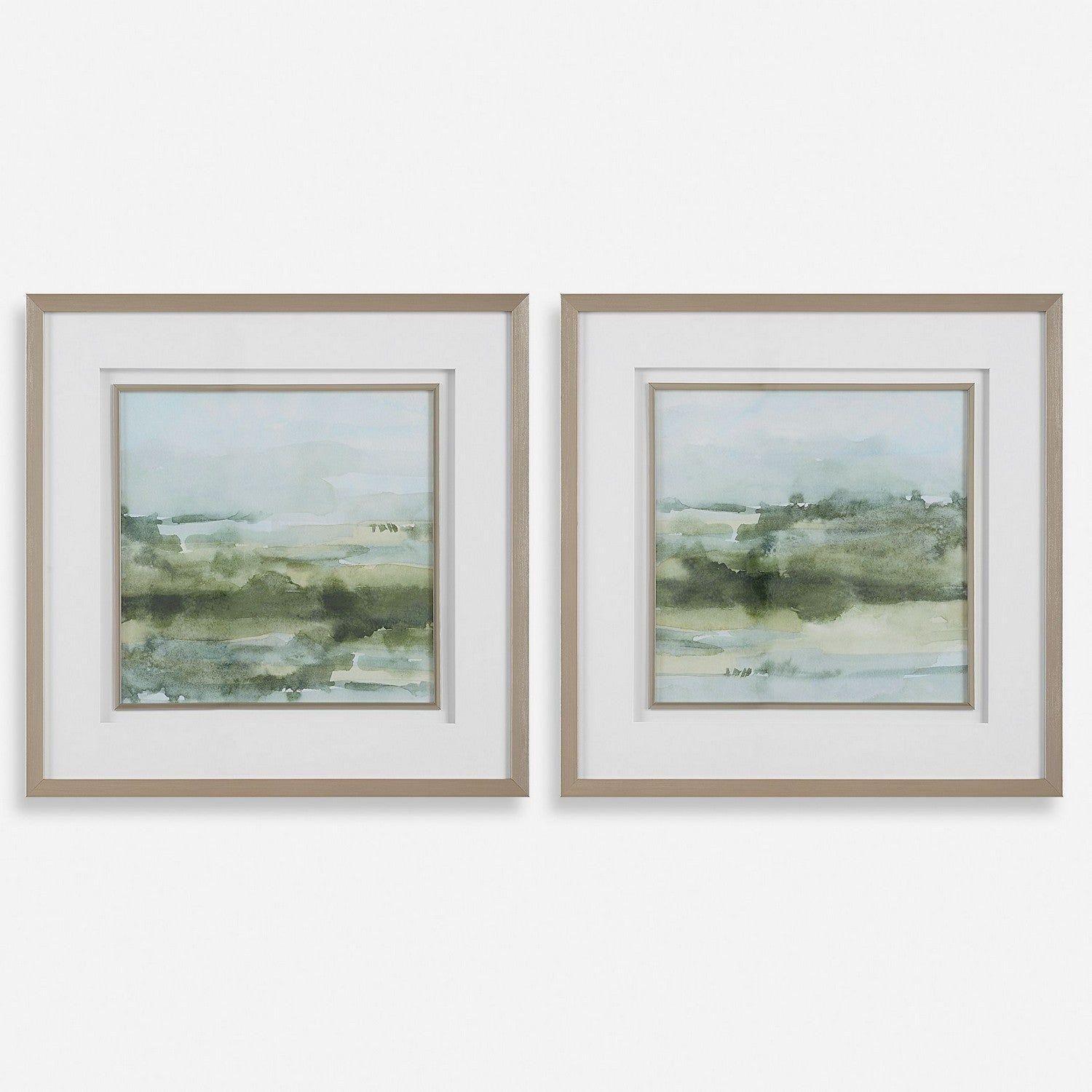 The Uttermost - Soft Sage Landscape Prints Set of 2 - 32356 - Canada Light Shop