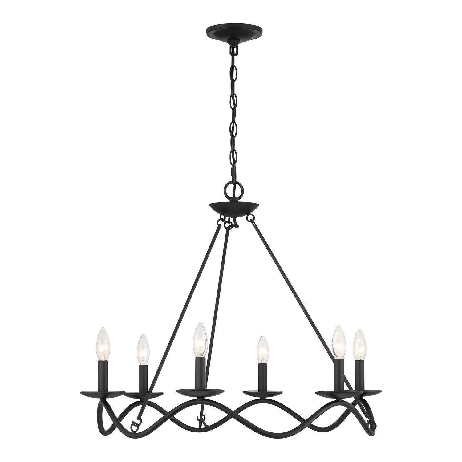 Meridian Lite Trends - Chandelier M100137 - M100137MBK - Canada Light Shop