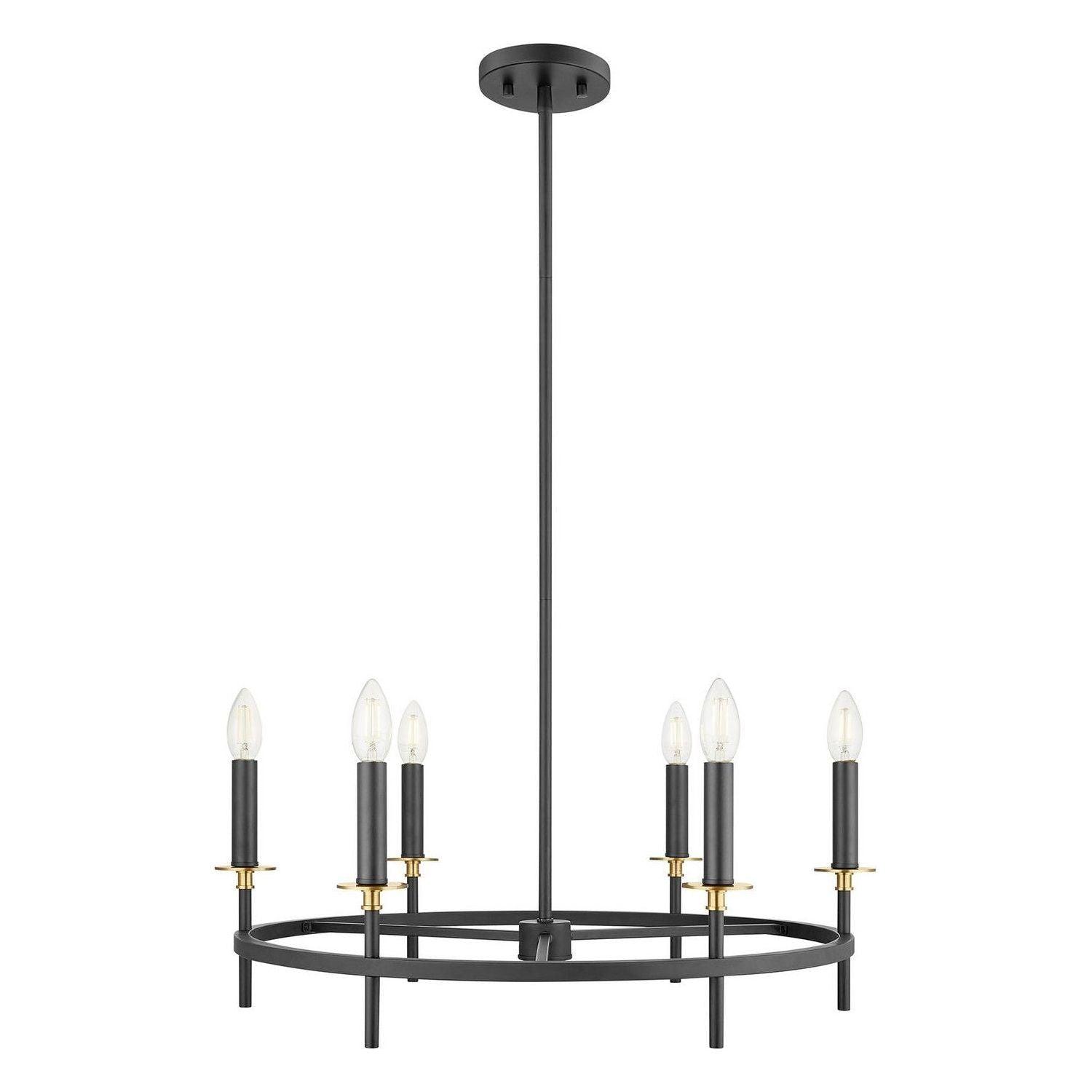 Meridian Lite Trends - Chandelier M100140 - M100140MBKNB - Canada Light Shop