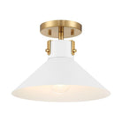 Meridian Lite Trends - Semi-Flush Mount M60078 - M60078WHNB - Canada Light Shop