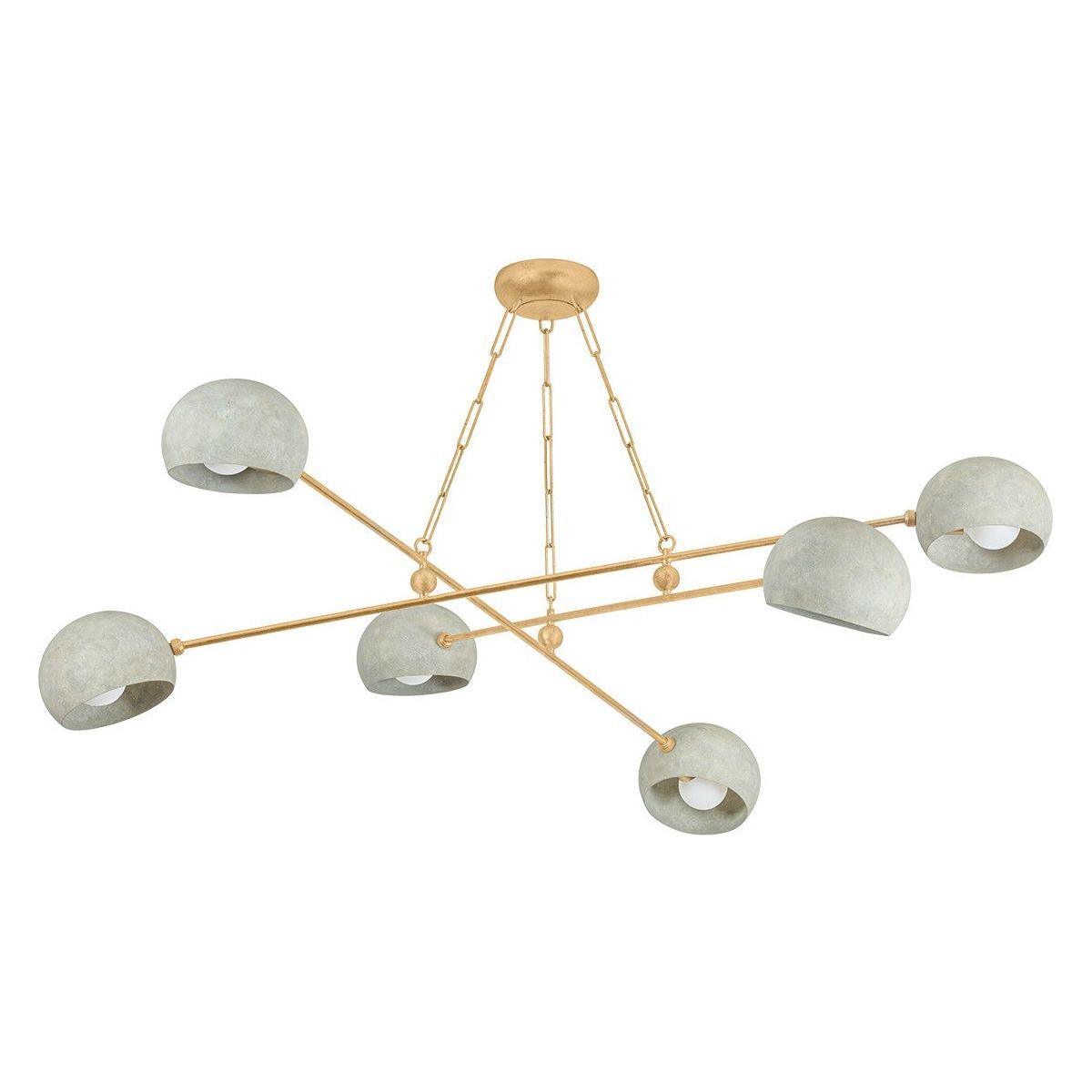 Hudson Valley Lighting - Turner Chandelier - 3106-VGL/LWP - Canada Light Shop