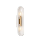 Troy Lighting Canada - B1617-PBR/CLC - Two Light Wall Sconce - Lane - Patina Brass/Ceramic White Large Crackle