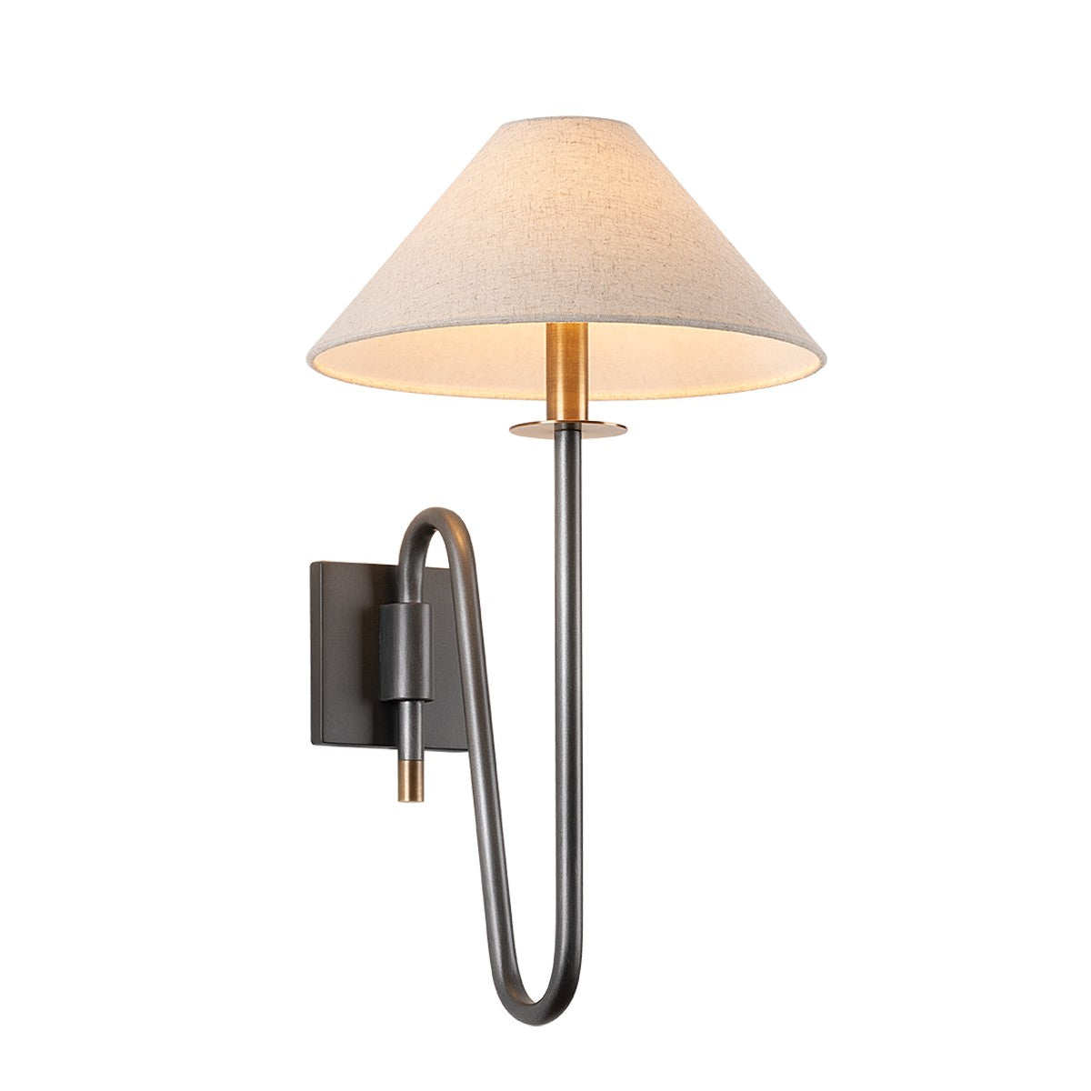 Troy Lighting Canada - B2121-PBR/GRA - One Light Wall Sconce - Mateo - Patina Brass And Graphite