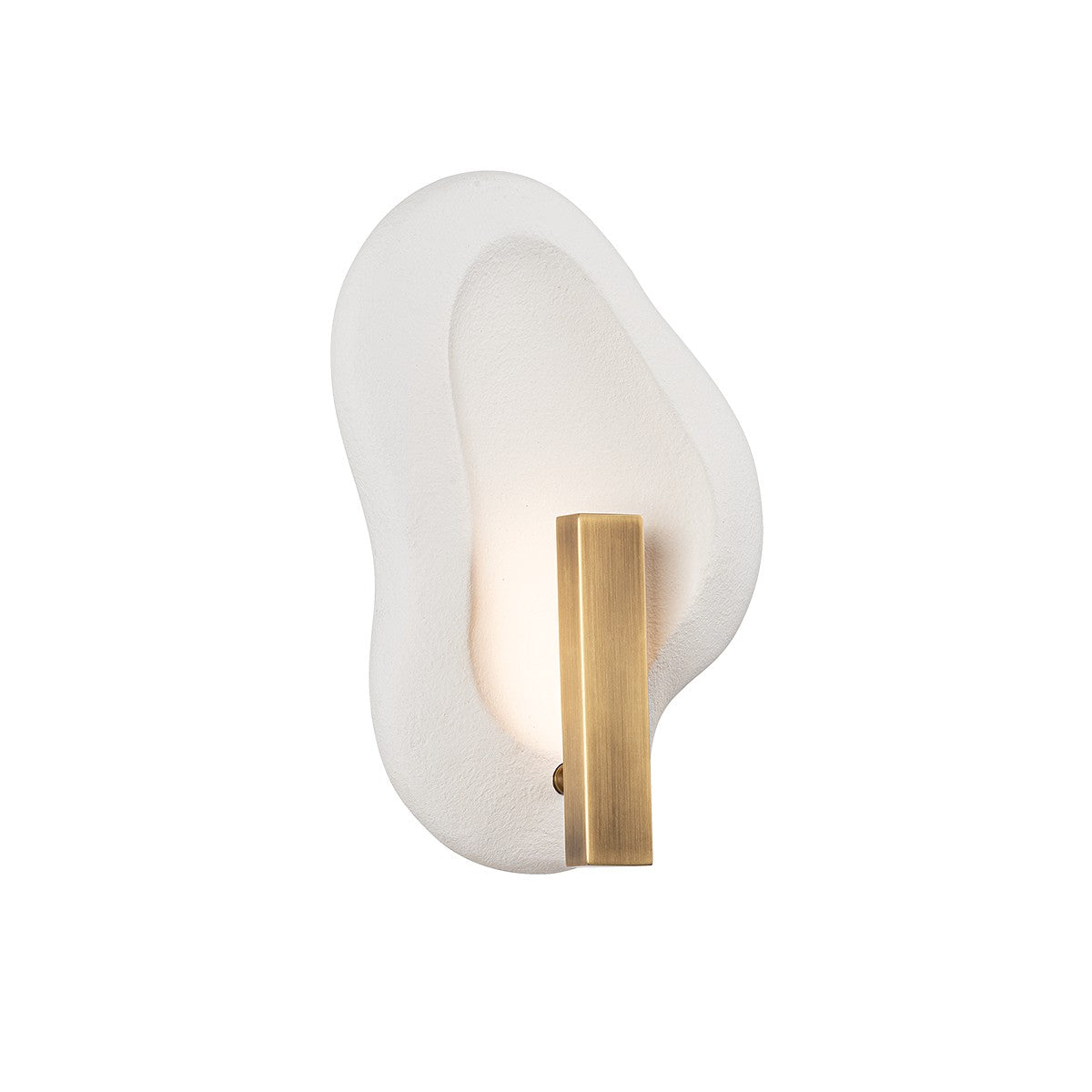 Troy Lighting Canada - B3915-PBR/CRH - LED Wall Sconce - Jura - Patina Brass/Ceramic Rustic Shell