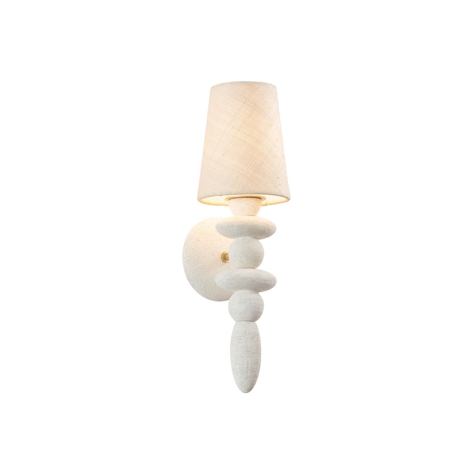 Troy Lighting Canada - B5520-VGL/CGL - One Light Wall Sconce - Cullen - Vintage Gold Leaf/Ceramic Gypsum Clay