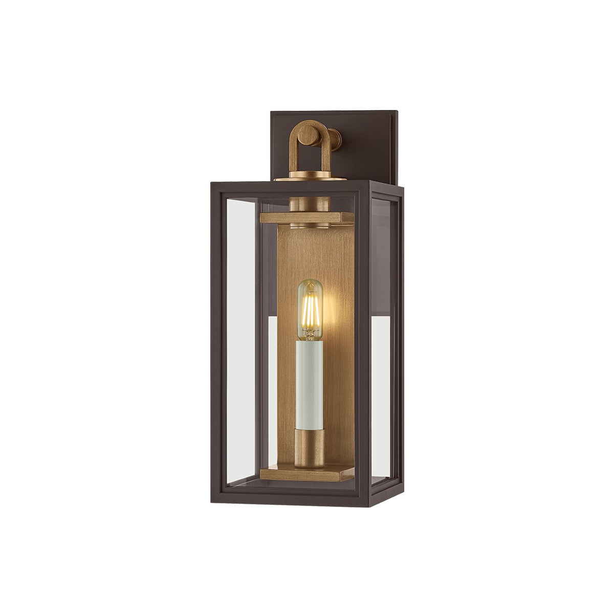 Troy Lighting Canada - B6515-PBR/TBZ - One Light Wall Sconce - Arnold - Patina Brass/Textured Bronze