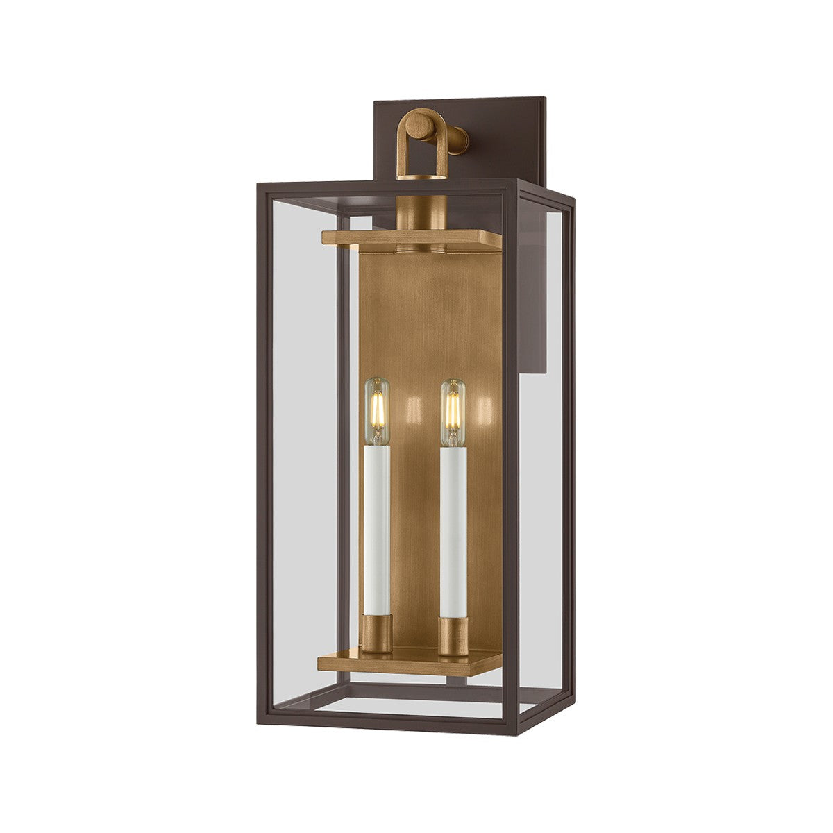 Troy Lighting Canada - B6524-PBR/TBZ - Two Light Wall Sconce - Arnold - Patina Brass/Textured Bronze