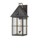Troy Lighting Canada - B6623-PBR/GRA - One Light Wall Sconce - Toby - Patina Brass And Graphite