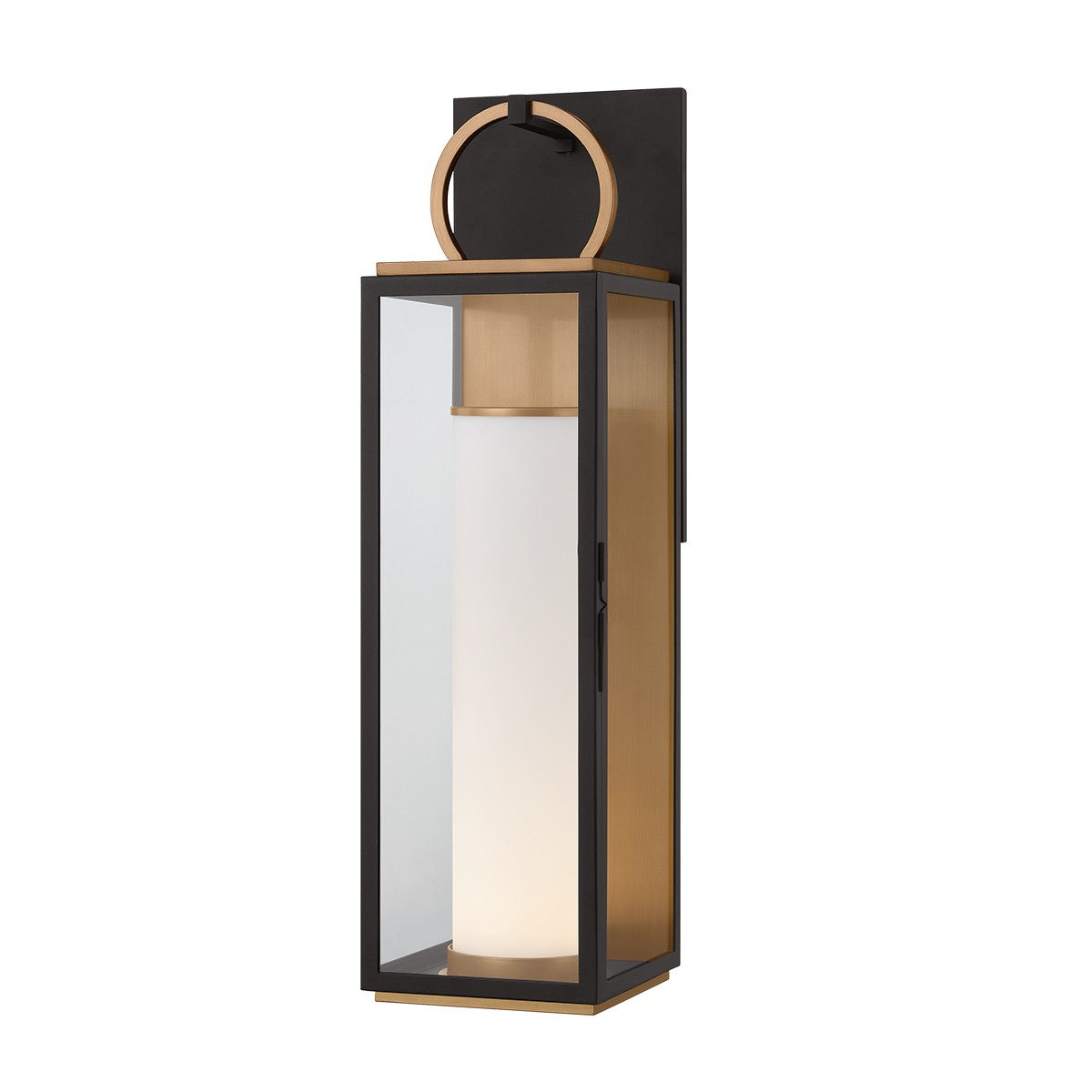 Troy Lighting Canada - B6730-PBR/TBK - LED Wall Sconce - Gareth - Patina Brass/Textured Black