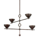 Troy Lighting Canada - F2338-BPG - Four Light Chandelier - Vishal - Black Patina Gold