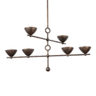 Troy Lighting Canada - F2339-BPG - Six Light Chandelier - Vishal - Black Patina Gold