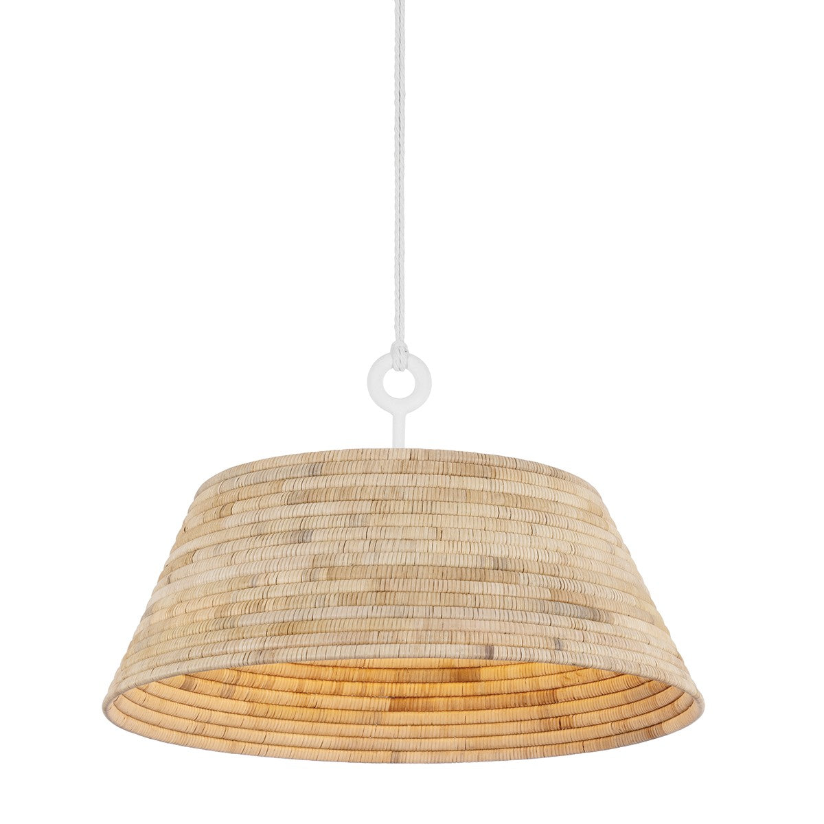 Troy Lighting Canada - F2836-GSW - One Light Pendant - Sequoia - Gesso White