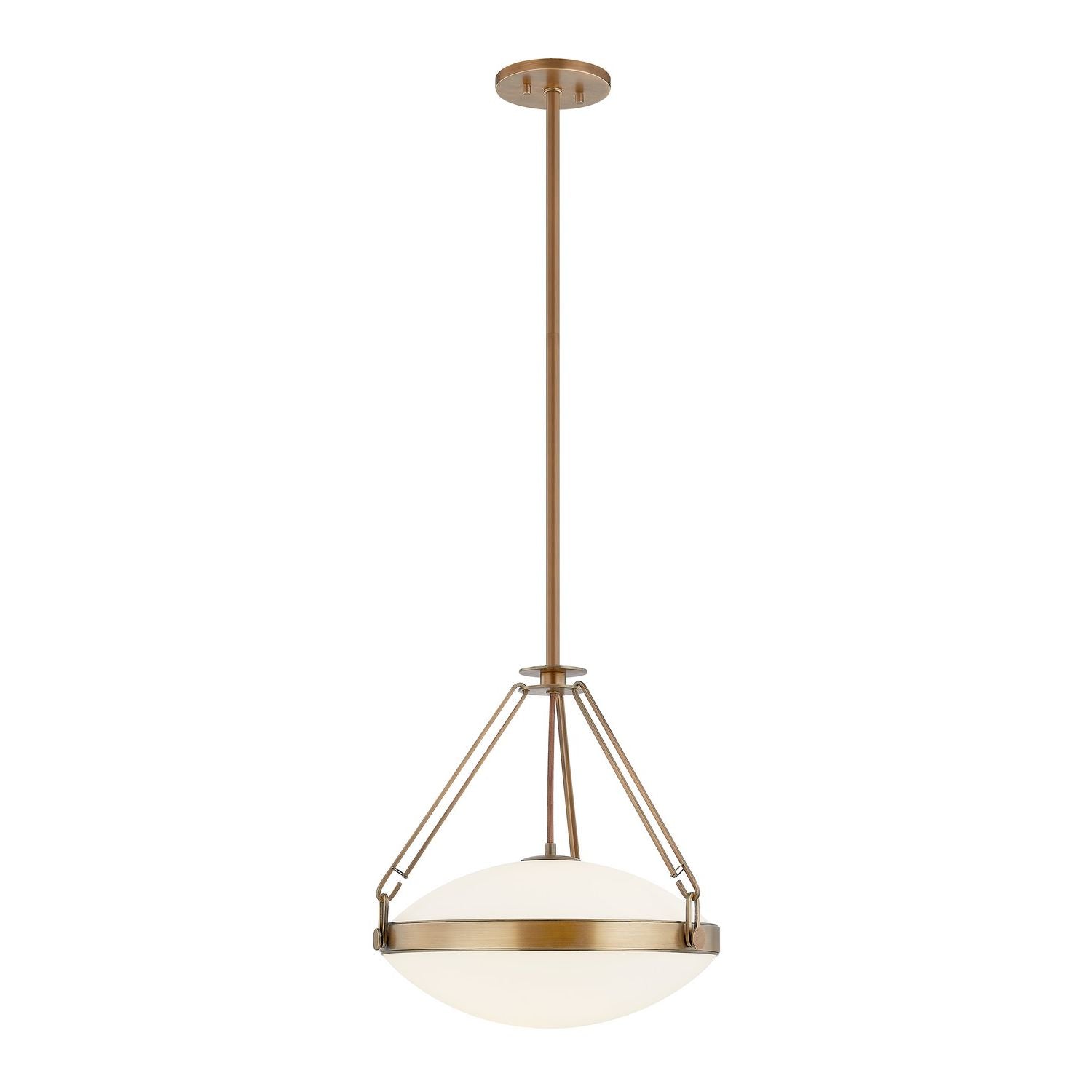 Troy Lighting Canada - F4521-PBR - One Light Pendant - Kade - Patina Brass