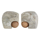 Arteriors - GAATI01 - Bookends, Set of 2 - Melt - Gray