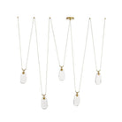 Arteriors - GADLC01 - LED Chandelier - Melt - Antique Brass