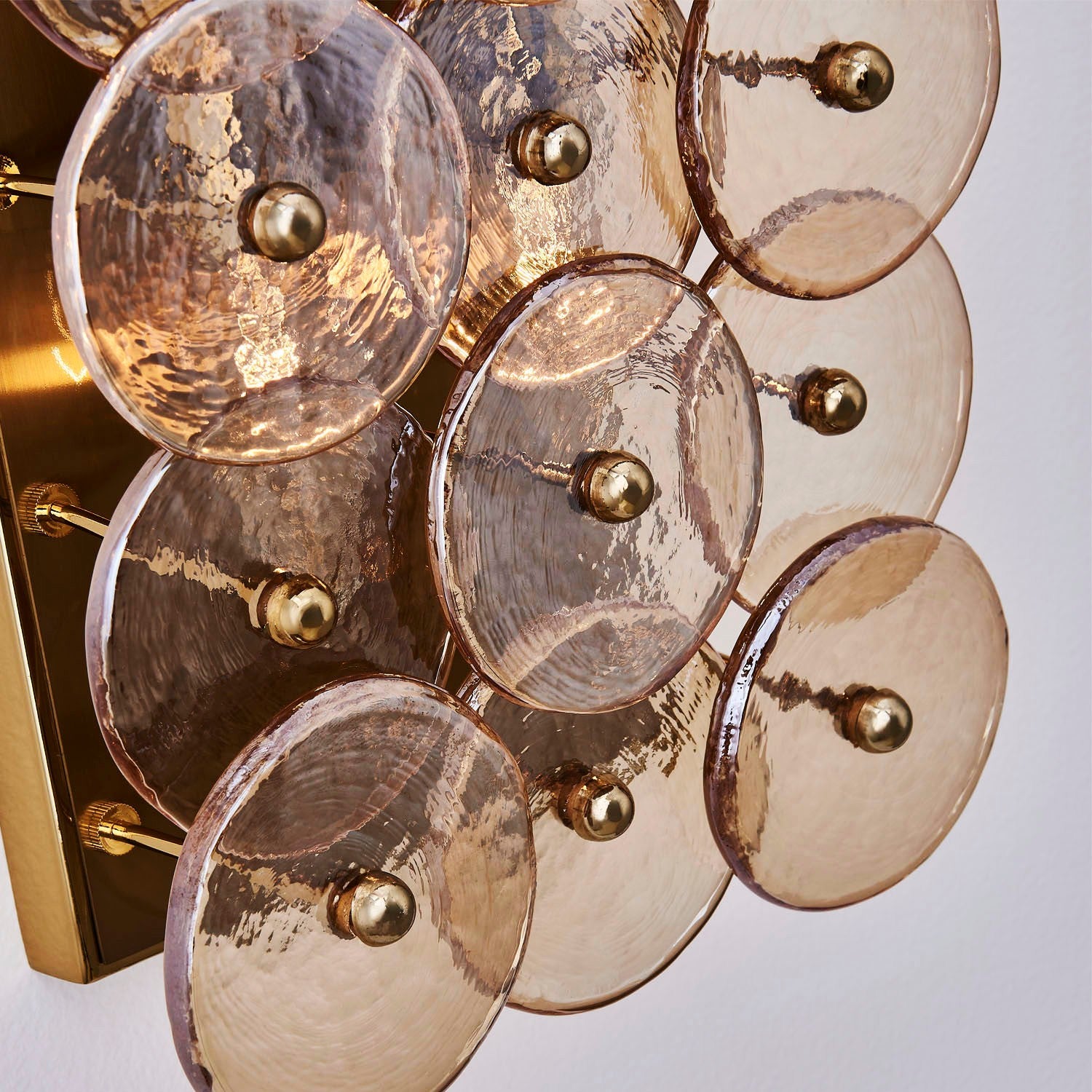 Kalco - 521524PWB - Four Light Wall Sconce - HORTENSIA - Polished Winter Brass