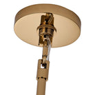 Kalco - 521555PWB - Five Light Pendant - HORTENSIA - Polished Winter Brass