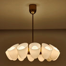 Kalco - 524356WB - 12 Light Chandelier - COCOON - Winter Brass