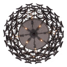 Kalco - 524655BN - Eight Light Pendant - UROKO - Black Nickel