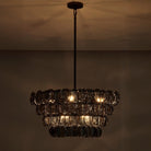 Kalco - 524655BN - Eight Light Pendant - UROKO - Black Nickel