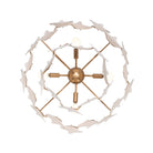 Kalco - 525145MG - Four Light Semi Flush Mount - MANTA - Modern Gold